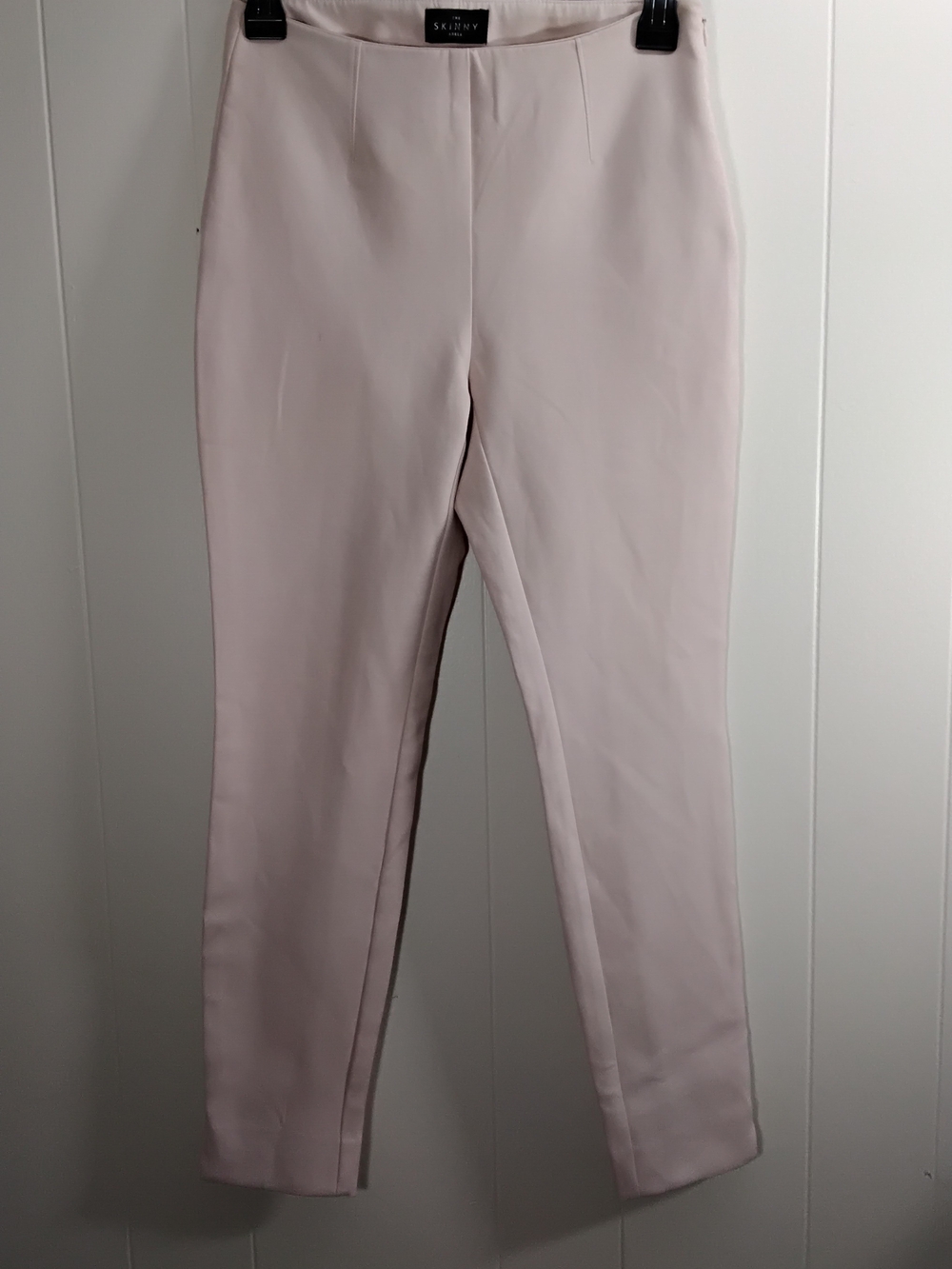 Women's High-Rise Straight Leg Pants in Blush Pink - Picture 3 of 6
